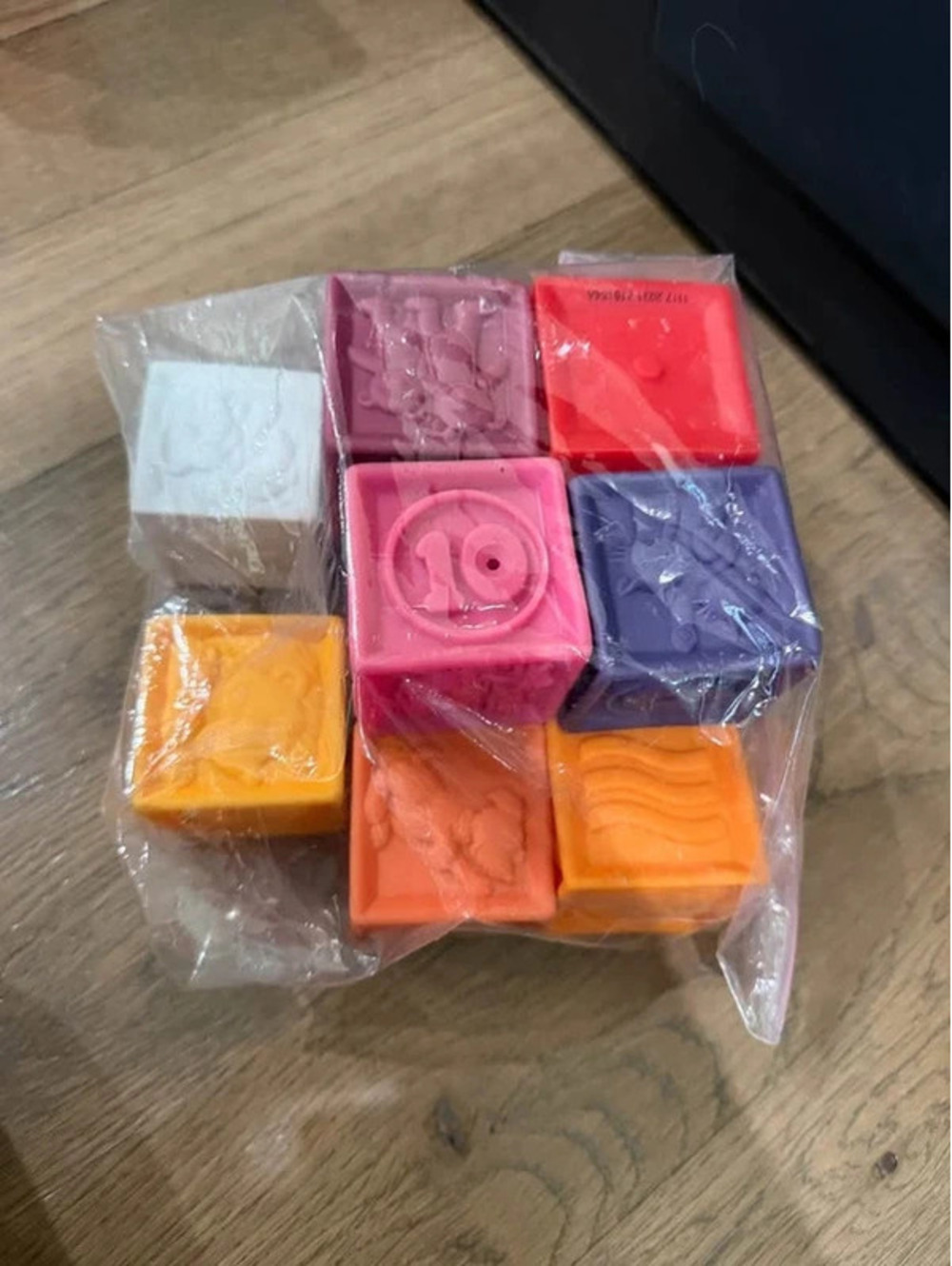 Soft Squeeze Baby Building Blocks